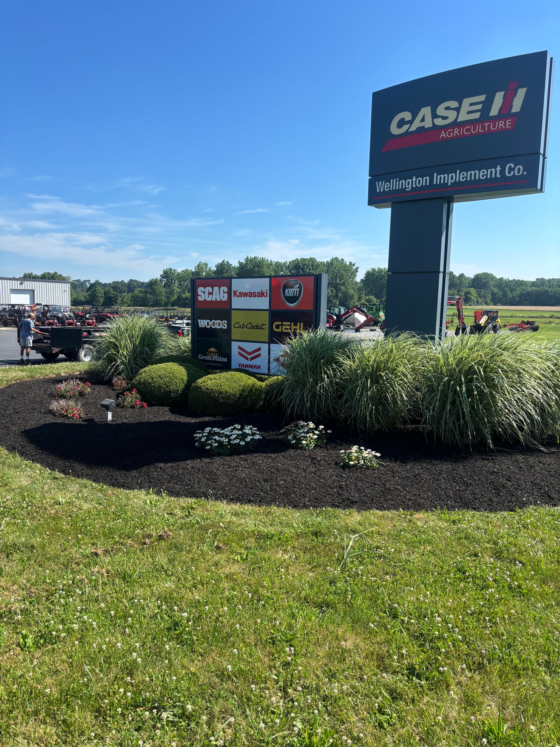 Commercial Landscape Refresh for a Local Dealership in Ashland image