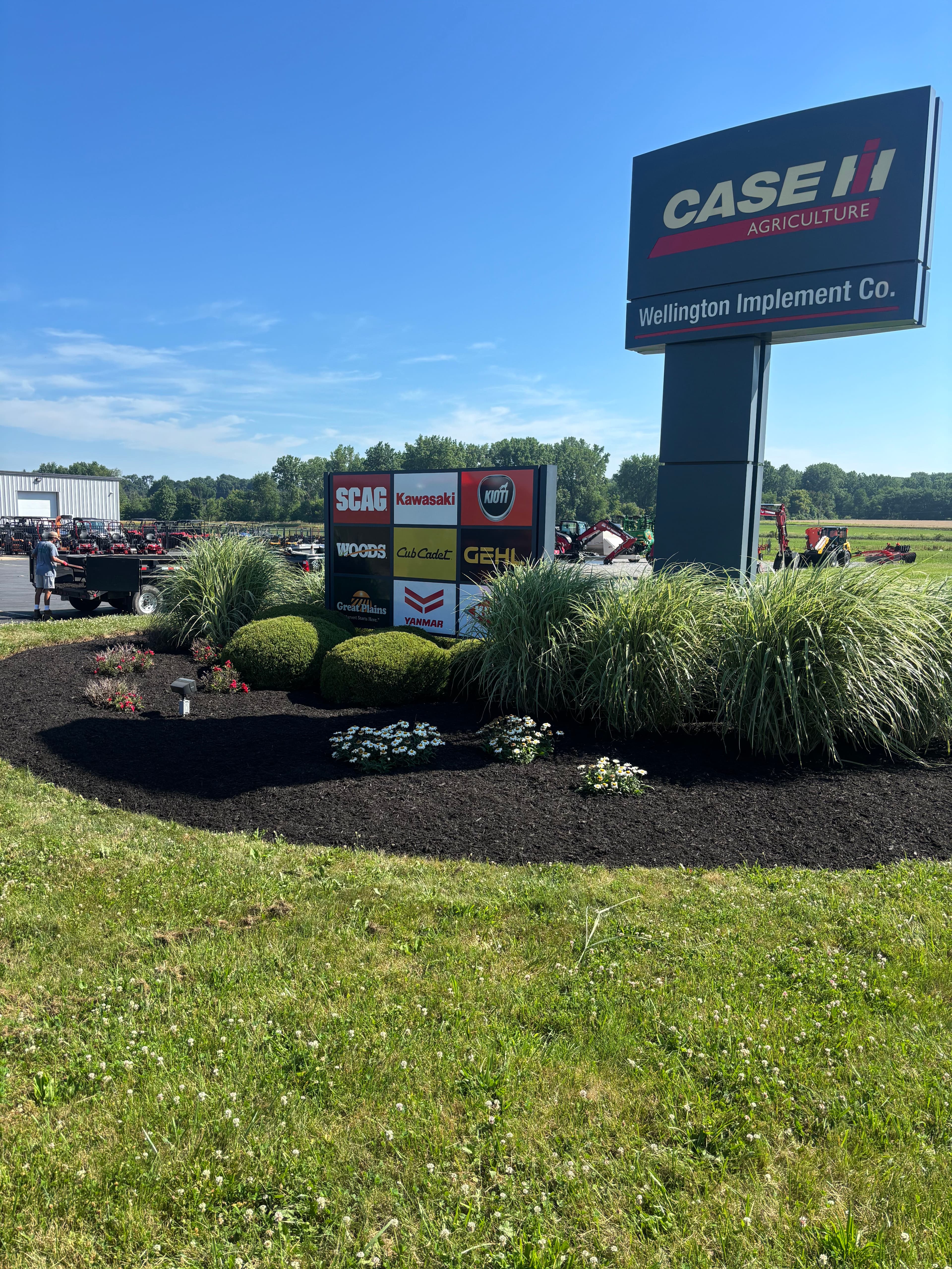 Project Commercial Landscape Refresh for a Local Dealership in Ashland image